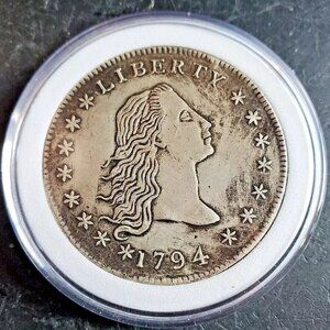 Rare Token of the 1794 Flowing Hair Dollar, Museum Fantasy Token Coin